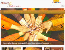 Tablet Screenshot of bhikkhuni.net